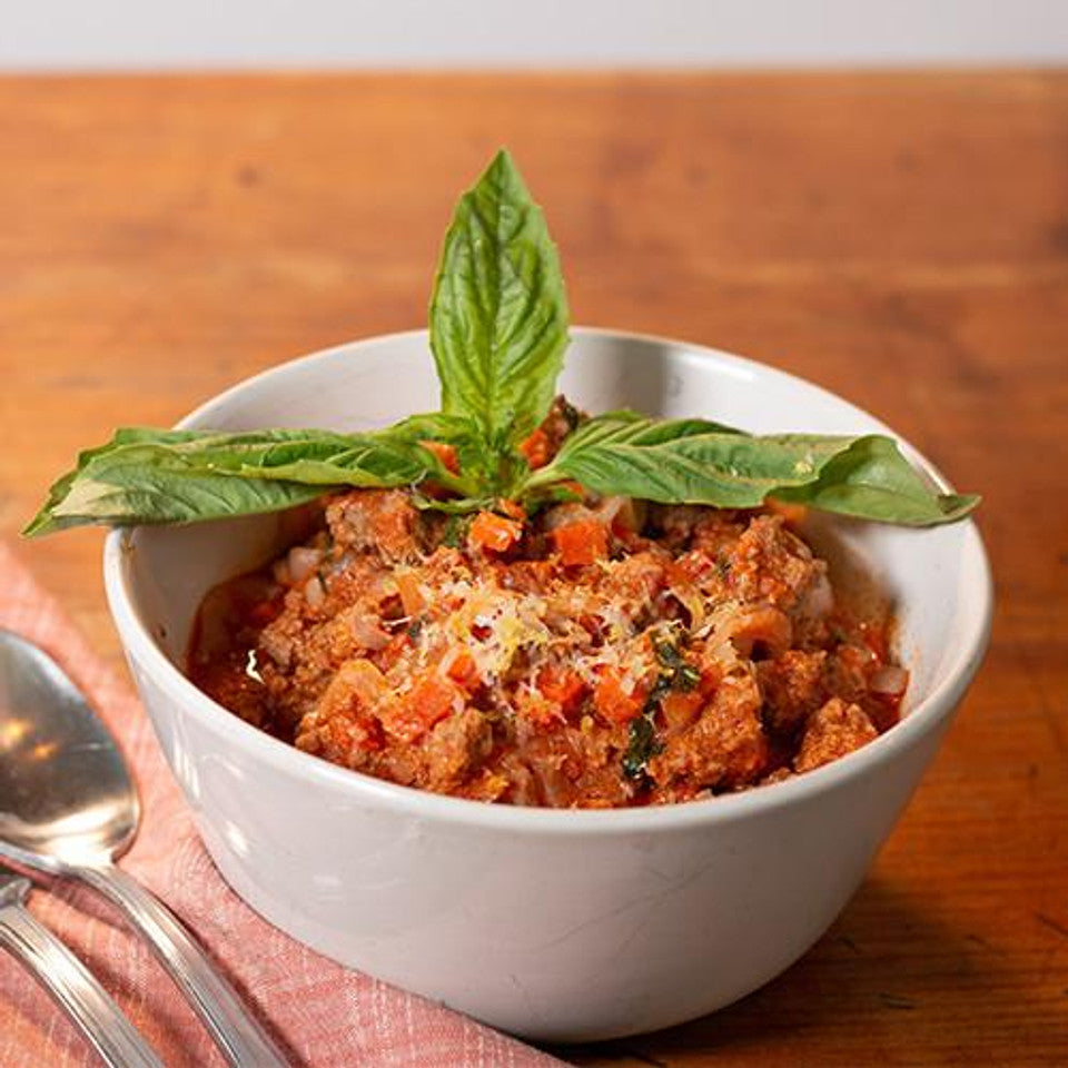 Healthy Fettuccine Alla Bolognese With It's Skinny 9 Calorie Pasta