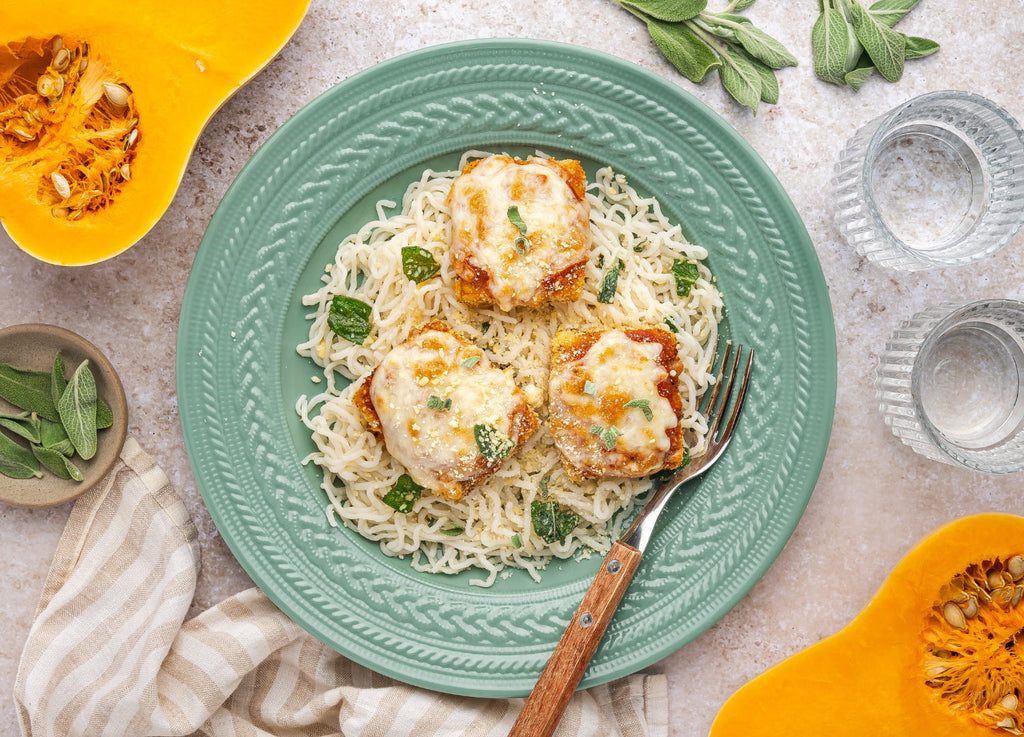 Low-Carb Butternut Squash Parmigiana