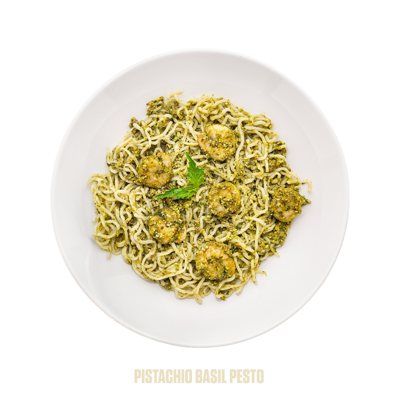 Pesto Shrimp made with It's Skinny Spaghetti