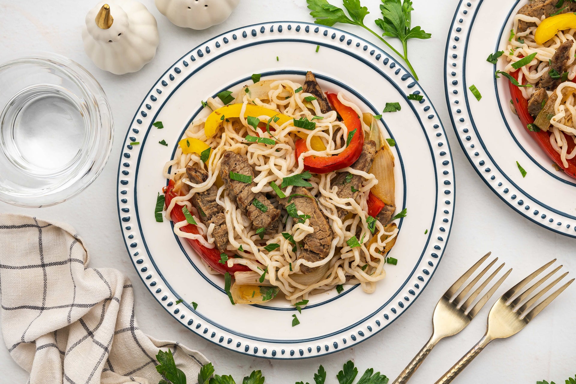 Low-Carb Steak Fajita Pasta