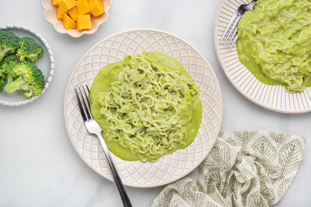 Cheesy, Creamy Broccoli Cheddar Pasta