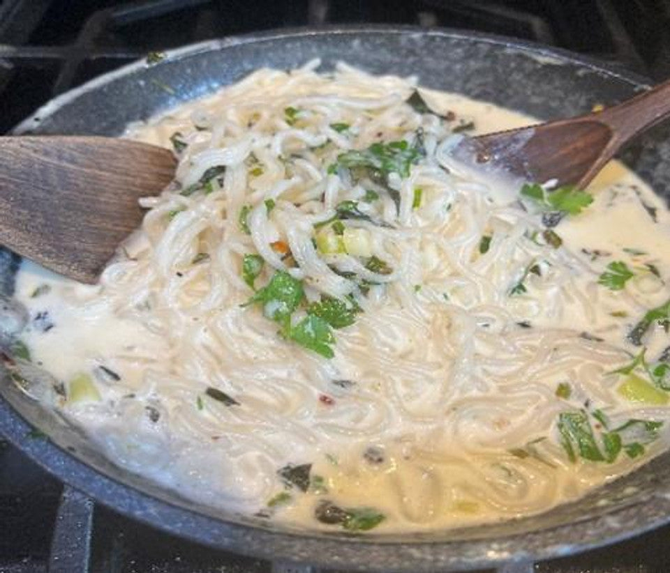 Keto Lemon Butter Pasta Bowls With It's Skinny Spaghetti