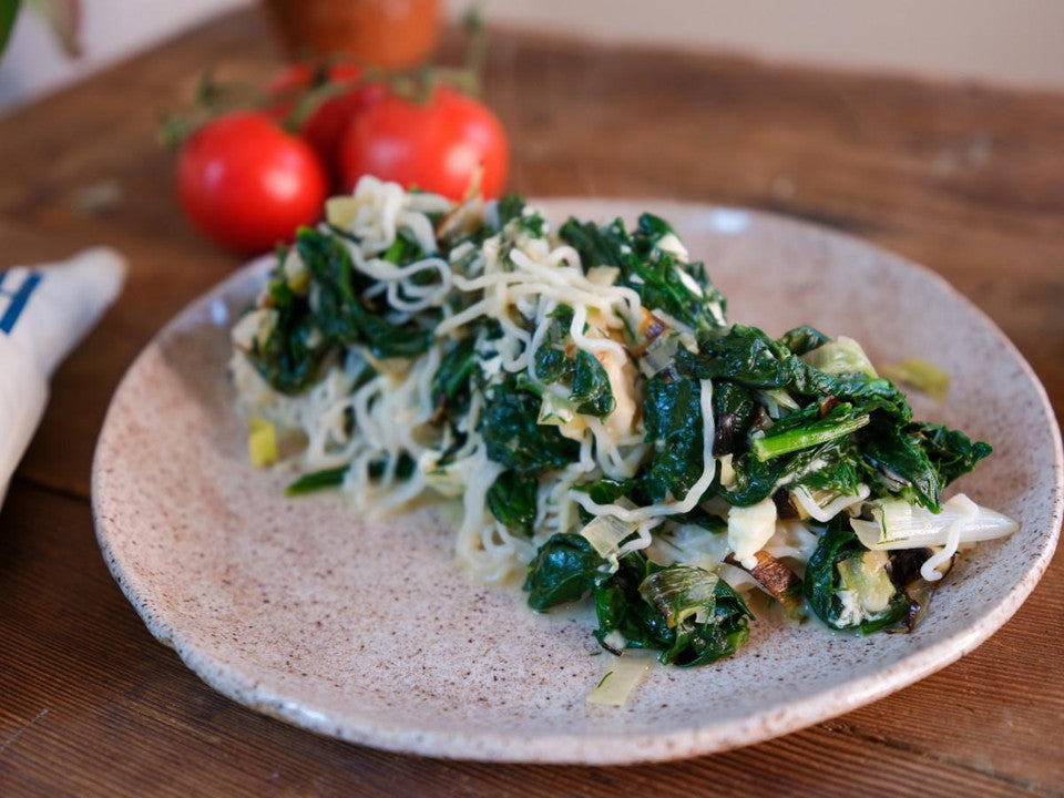 Low-Carb Spinach And Feta Pasta