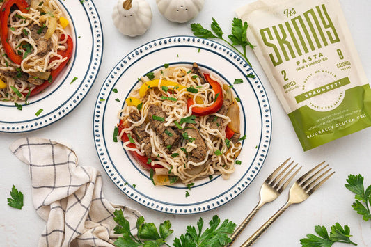 Low-Carb Steak Fajita Pasta