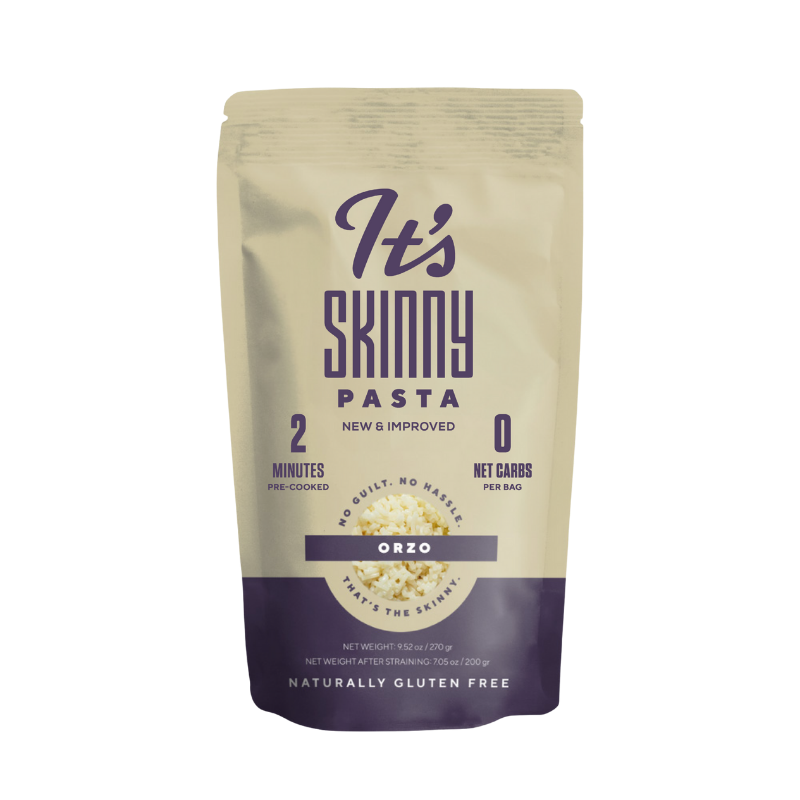 It's Skinny Orzo packaging